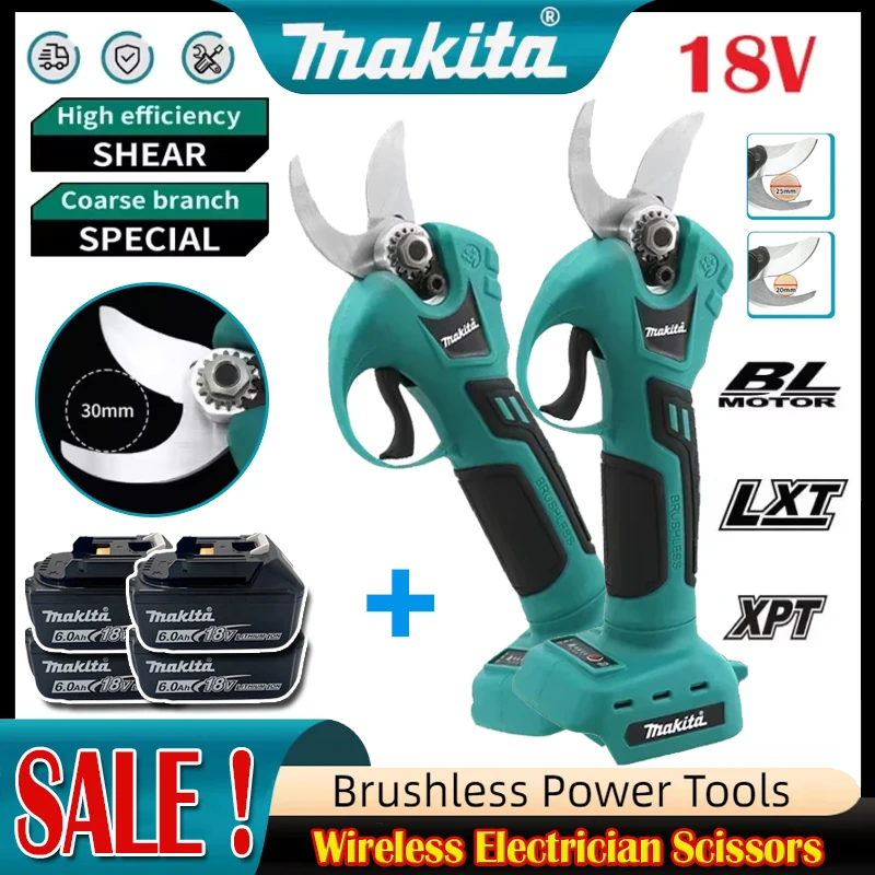 Gardening Tools Vegetables - Gunting Elektrik Tanpa Kabel Profesional Makita