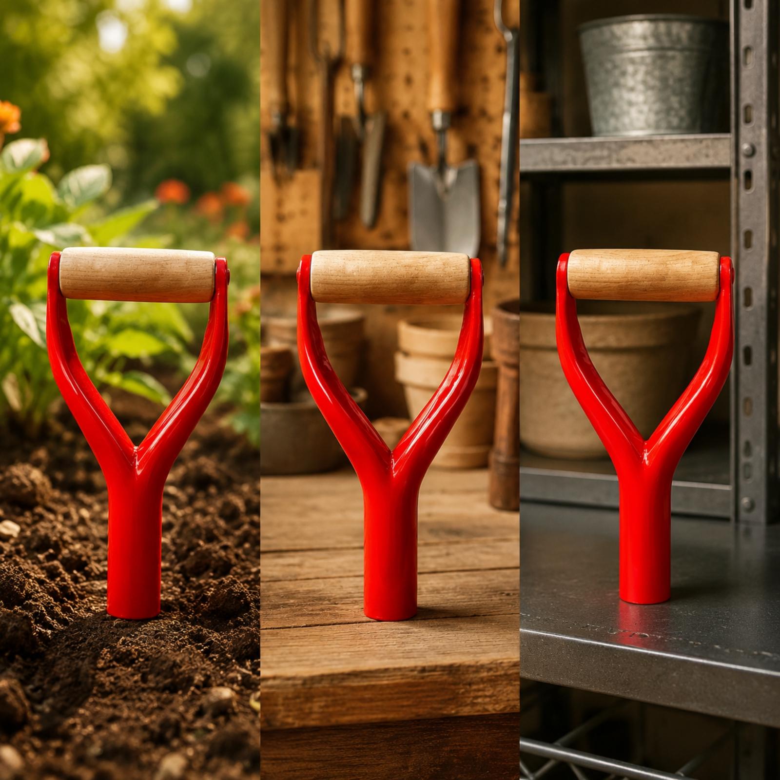 Spade Digging Fork - Pegangan Pengganti untuk Sekop dengan Dua
