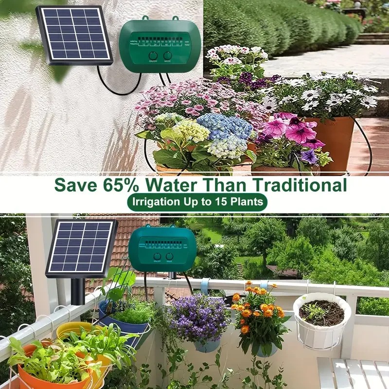 Kit irigasi cerdas tenaga sury - Automatic Plant Waterer ulasan dan harga